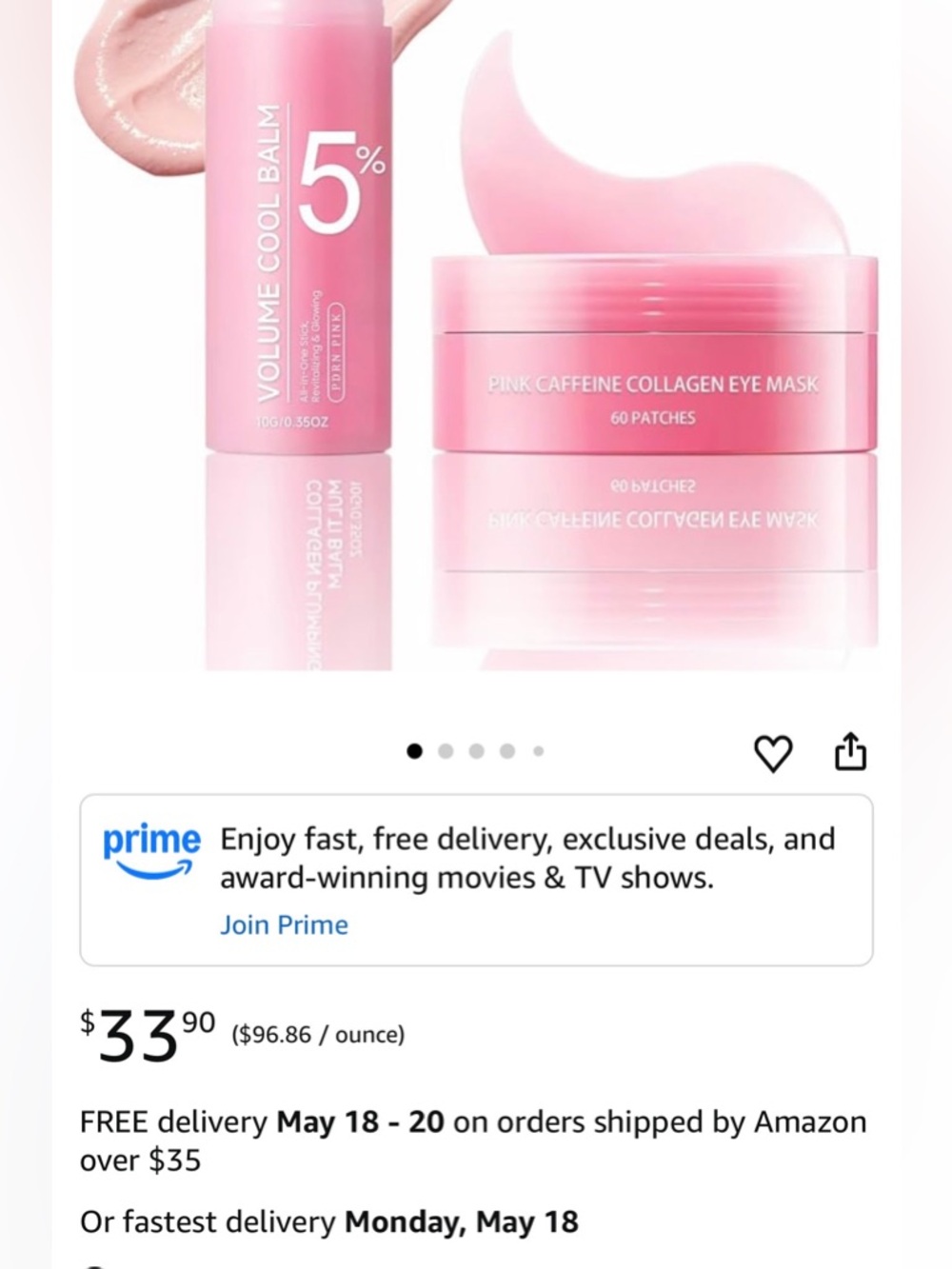 PDRN Pink Collagen Volume Multi Balm – Pink - Picture 11 of 15